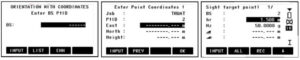 Hướng dẫn sử dụng máy toàn đạc Leica TCR805 - Tối ưu hóa hiệu suất đo đạc Định hướng trạm máy bằng cách nhập tọa độ