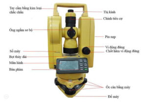 Cấu tạo máy kinh vĩ: Các bộ phận chính và cách vận hành đúng chuẩn Cấu tạo máy kinh vĩ