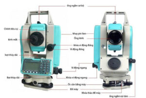 Máy đo toàn đạc là gì? Ứng dụng trong trắc địa và xây dựng Cấu tạo cơ bản của máy đo toàn đạc