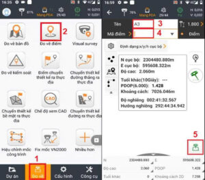 Hướng dẫn sử dụng máy RTK từ A–Z: Cài đặt, nhập dữ liệu và xuất kết quả Đo điểm