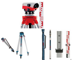 Máy thủy bình và phụ kiện