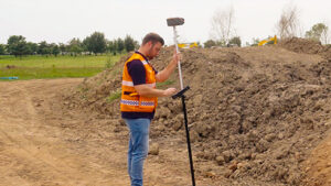 chcnav vili i100 receiver earthwork volume calculation